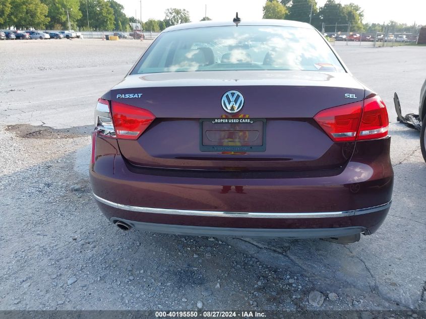 2012 Volkswagen Passat 2.5L Sel VIN: 1VWCP7A36CC069074 Lot: 40195550