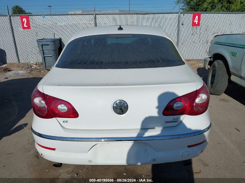 2010 Volkswagen Cc Vr6 VIN: WVWGU7AN9AE530154 Lot: 40195556