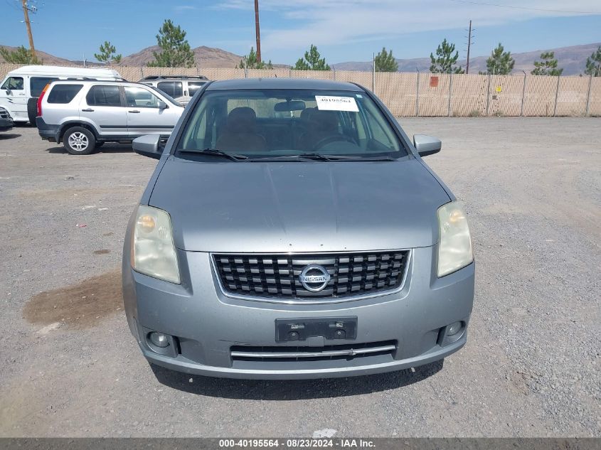 2008 Nissan Sentra 2.0Sl VIN: 3N1AB61E08L629447 Lot: 40195564