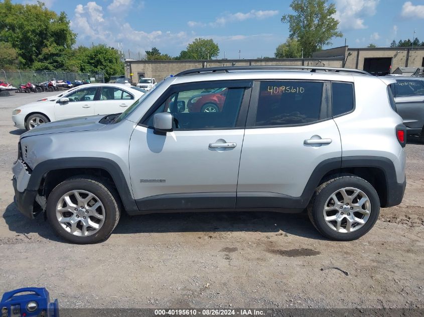 2018 Jeep Renegade Latitude 4X4 VIN: ZACCJBBB4JPG91372 Lot: 40195610