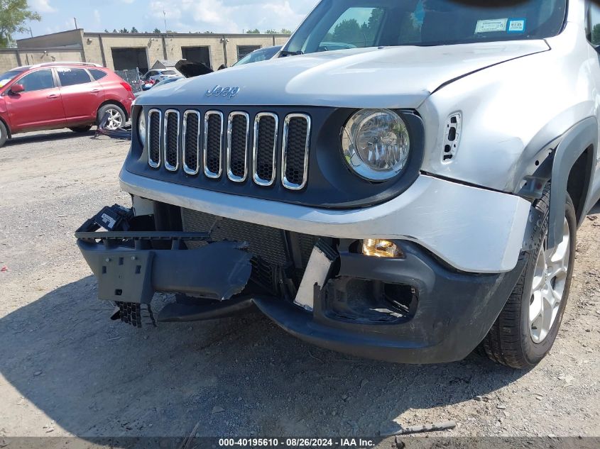 2018 Jeep Renegade Latitude 4X4 VIN: ZACCJBBB4JPG91372 Lot: 40195610