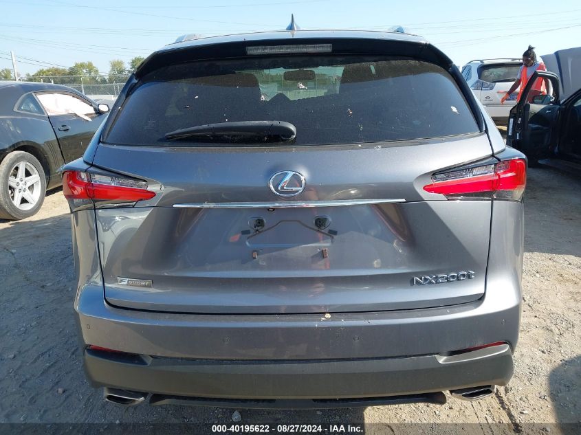 2016 Lexus Nx 200T F Sport VIN: JTJYARBZ2G2045257 Lot: 40195622