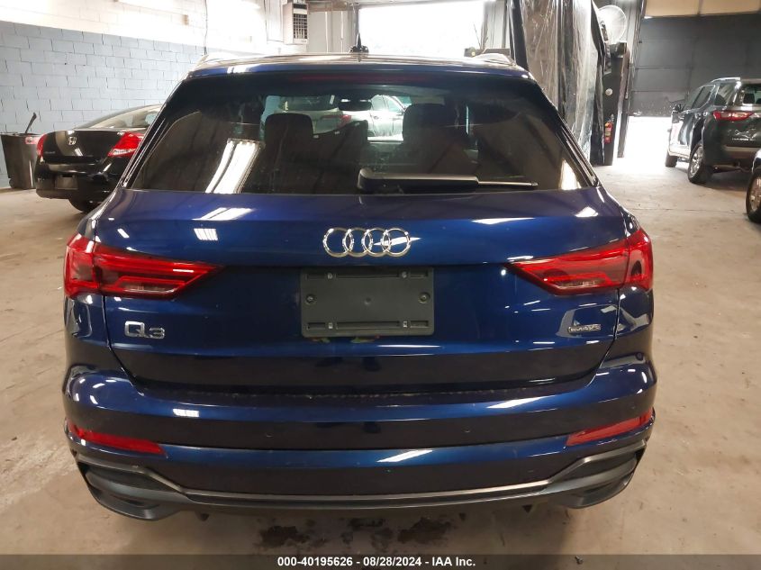 2022 Audi Q3 Premium Plus 45 Tfsi S Line Quattro Tiptronic VIN: WA1EECF30N1078798 Lot: 40195626