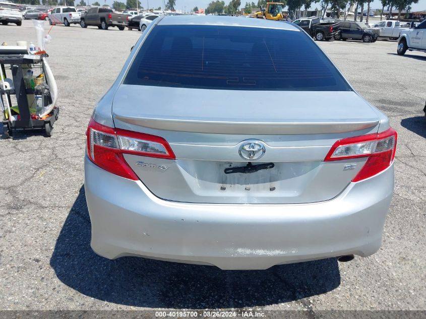 2013 Toyota Camry Se VIN: 4T1BF1FK5DU254464 Lot: 40195700