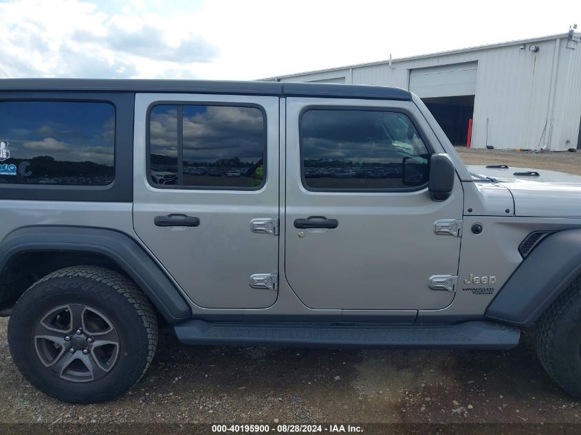 2018 Jeep Wrangler Unlimited Sport S 4X4 VIN: 1C4HJXDG1JW272216 Lot: 40195900