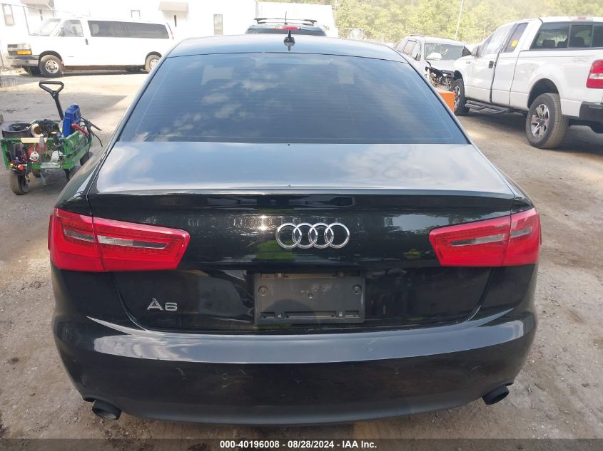 2014 Audi A6 2.0T Premium VIN: WAUGFAFC0EN095574 Lot: 40196008