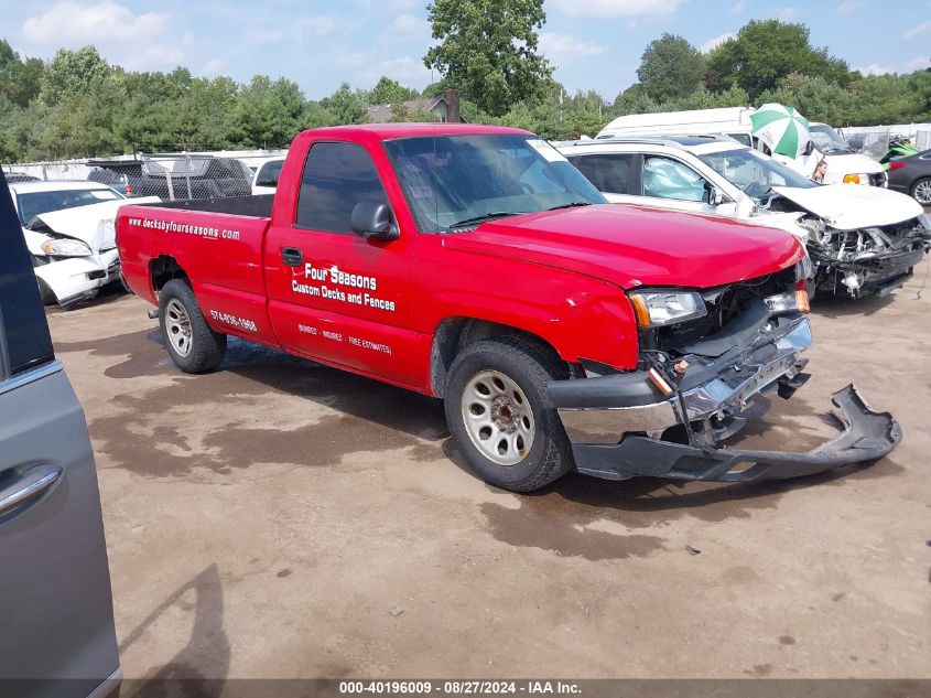 2006 Chevrolet Silverado 1500 Work Truck VIN: 3GCEC14X96G249296 Lot: 40196009