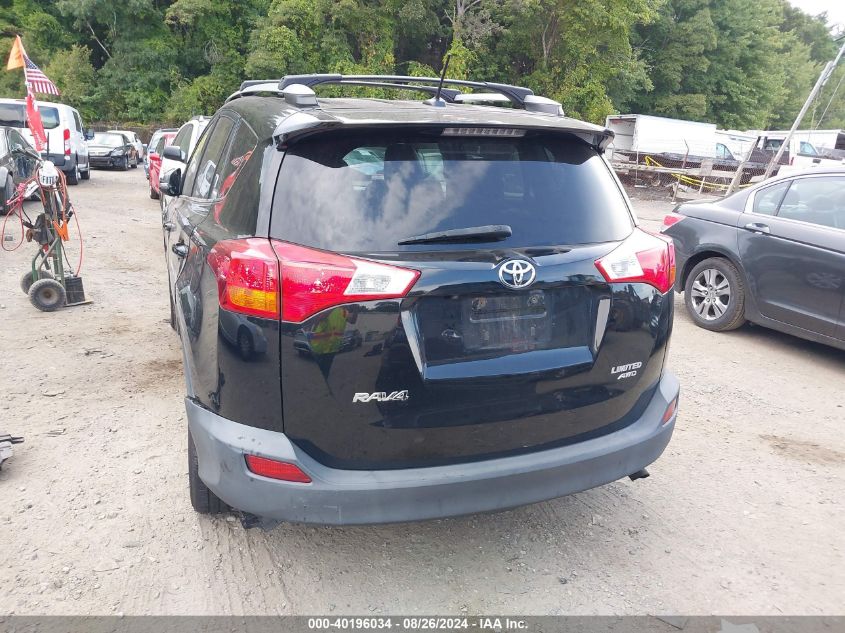 2015 Toyota Rav4 Limited VIN: 2T3DFREV2FW290044 Lot: 40196034