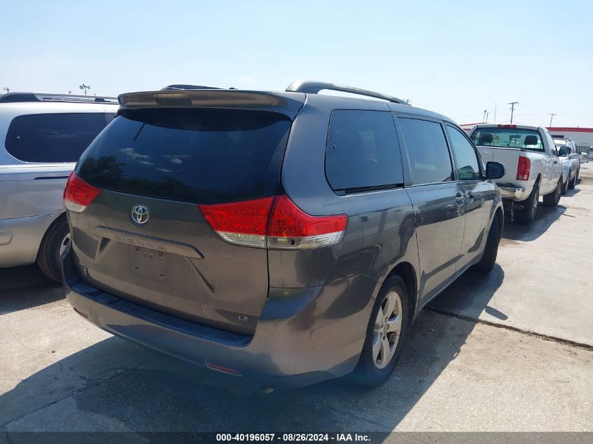 5TDKK3DC4CS220851 2012 Toyota Sienna Le V6 8 Passenger