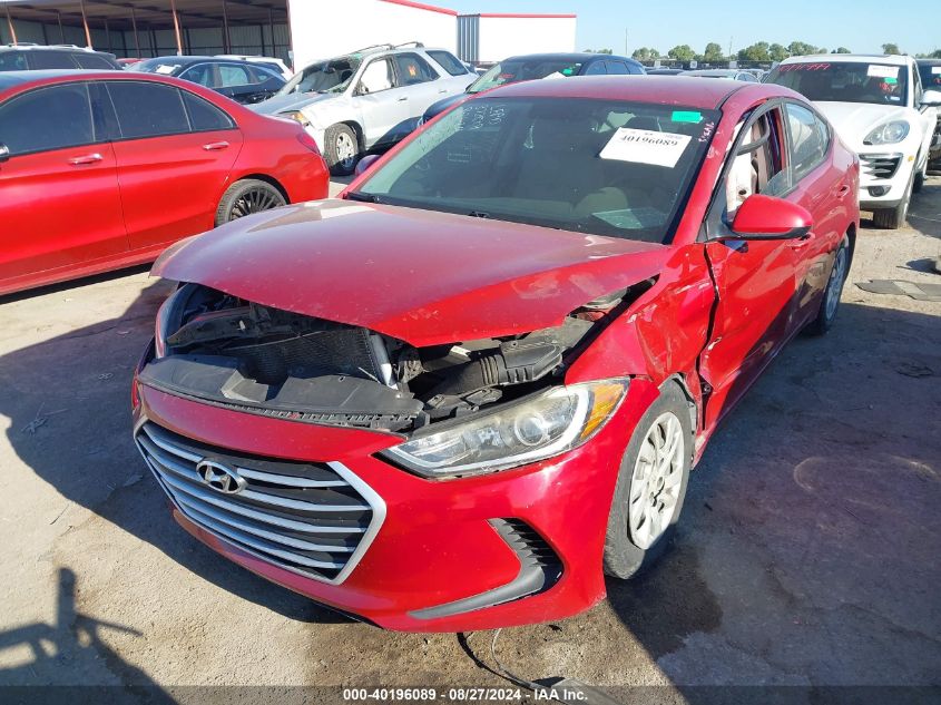 KMHD74LF4HU082321 2017 HYUNDAI ELANTRA - Image 2