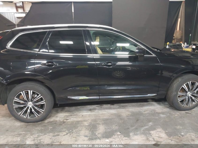 2022 Volvo Xc60 B5 Inscription VIN: YV4L12RL4N1018423 Lot: 40196135