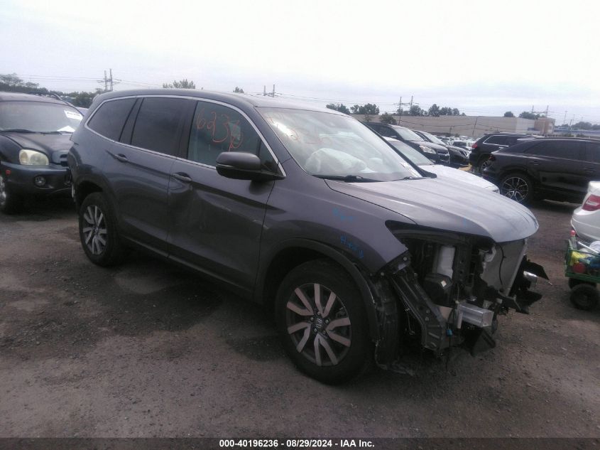 2020 Honda Pilot Awd Ex-L VIN: 5FNYF6H59LB070168 Lot: 40196236