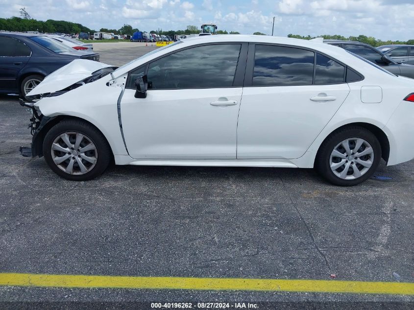 2022 Toyota Corolla Le VIN: JTDEPMAE7N3026121 Lot: 40196262