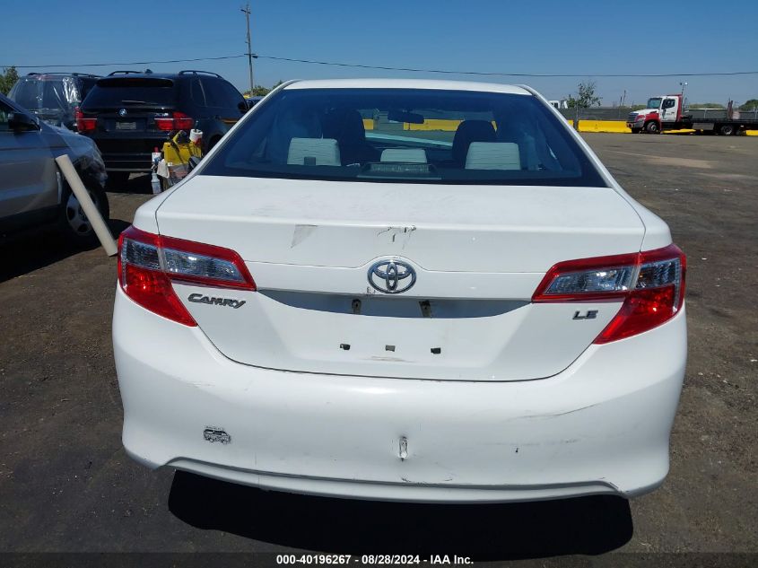 2012 Toyota Camry Le VIN: 4T1BF1FK1CU562794 Lot: 40196267