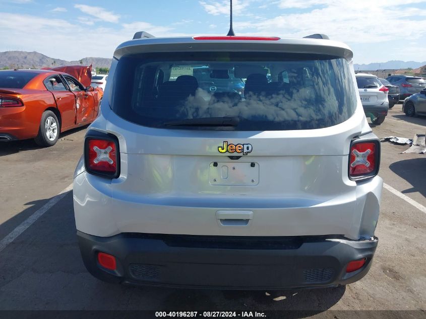 2018 Jeep Renegade Latitude Fwd VIN: ZACCJABB3JPJ70103 Lot: 40196287