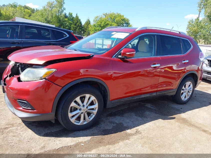 2014 Nissan Rogue Sv VIN: 5N1AT2MV9EC799114 Lot: 40196327