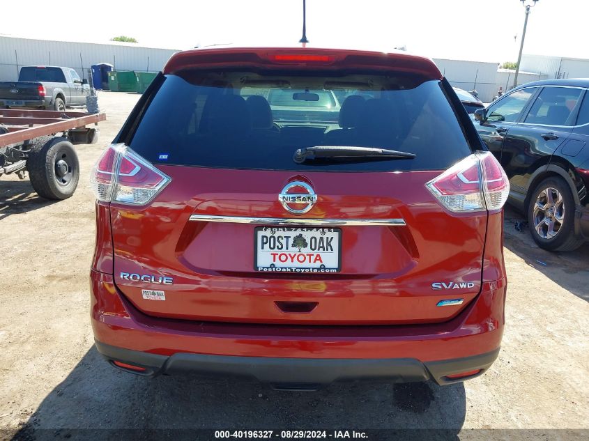 2014 Nissan Rogue Sv VIN: 5N1AT2MV9EC799114 Lot: 40196327