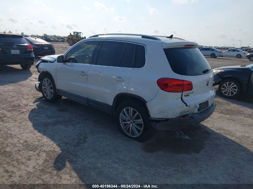 2014 Volkswagen Tiguan Se VIN: WVGAV3AX8EW508025 Lot: 40196344