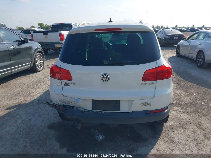 2014 Volkswagen Tiguan Se VIN: WVGAV3AX8EW508025 Lot: 40196344