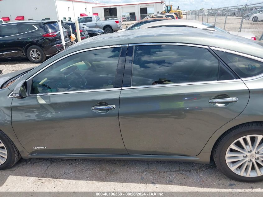 2013 Toyota Avalon Hybrid Limited VIN: 4T1BD1EB1DU009085 Lot: 40196358