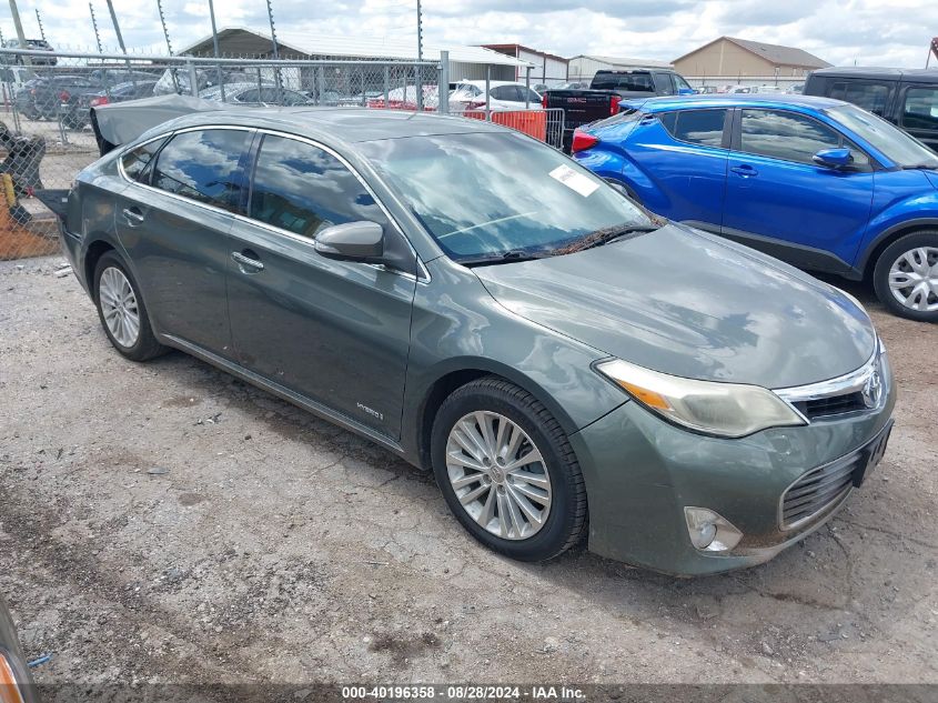 2013 TOYOTA AVALON HYBRID VIN: 4T1BD1EB1DU009085