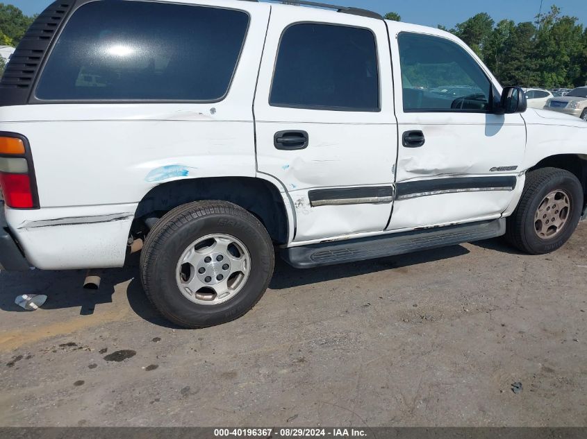 2005 Chevrolet Tahoe Ls VIN: 1GNEK13T85R172010 Lot: 40196367