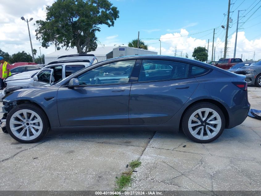 2023 Tesla Model 3 Rear-Wheel Drive VIN: 5YJ3E1EA9PF650351 Lot: 40196406