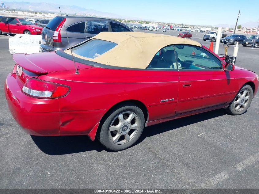 2001 Toyota Camry Solara Sle V6 VIN: 2T1FF22P61C479224 Lot: 40196422