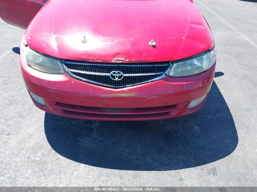 2001 Toyota Camry Solara Sle V6 VIN: 2T1FF22P61C479224 Lot: 40196422