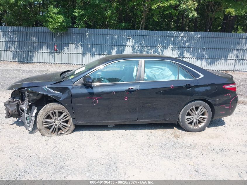 2016 Toyota Camry Se VIN: 4T1BF1FK8GU167470 Lot: 40196433