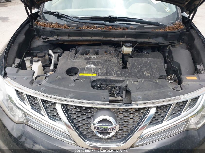 2012 Nissan Murano Le VIN: JN8AZ1MW8CW230731 Lot: 40196477