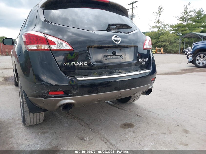2012 Nissan Murano Le VIN: JN8AZ1MW8CW230731 Lot: 40196477