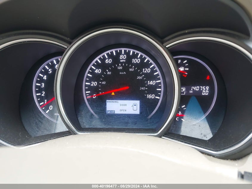 2012 Nissan Murano Le VIN: JN8AZ1MW8CW230731 Lot: 40196477