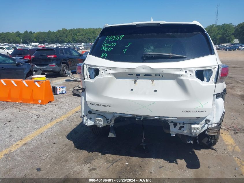 2016 Toyota Highlander Limited Platinum V6 VIN: 5TDDKRFH3GS246013 Lot: 40196481