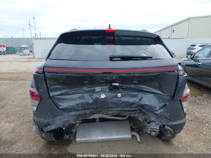 2024 Hyundai Kona Sel VIN: KM8HB3AB5RU123521 Lot: 40196501