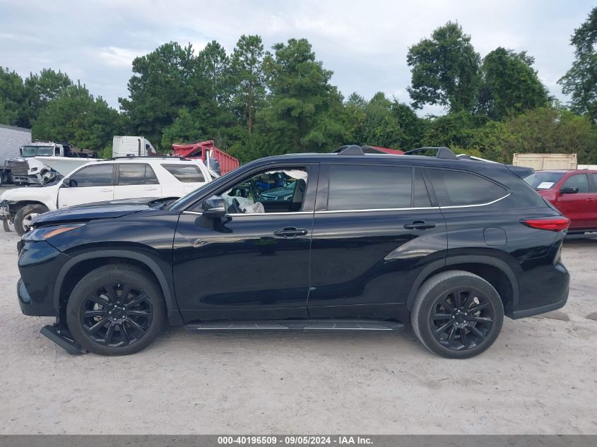 2022 Toyota Highlander Hybrid Le VIN: 5TDZARAH7NS513618 Lot: 40196509