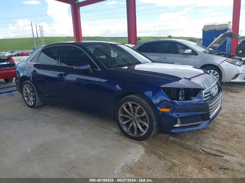 2019 Audi A4 40 Titanium Premium VIN: WAUGMAF42KA004970 Lot: 40196525