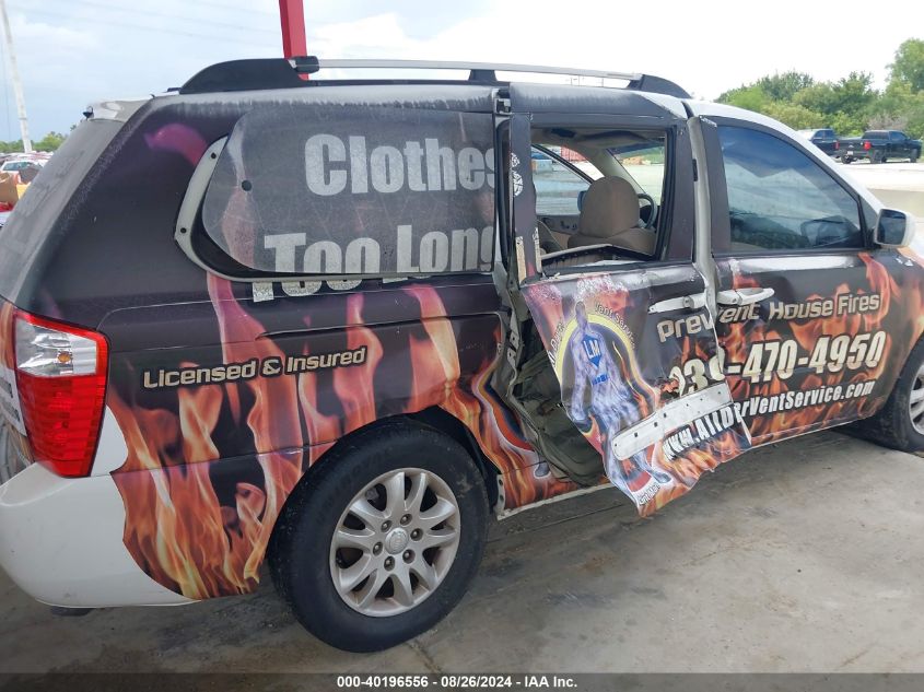 2006 Kia Sedona Ex/Lx VIN: KNDMB233466092670 Lot: 40196556