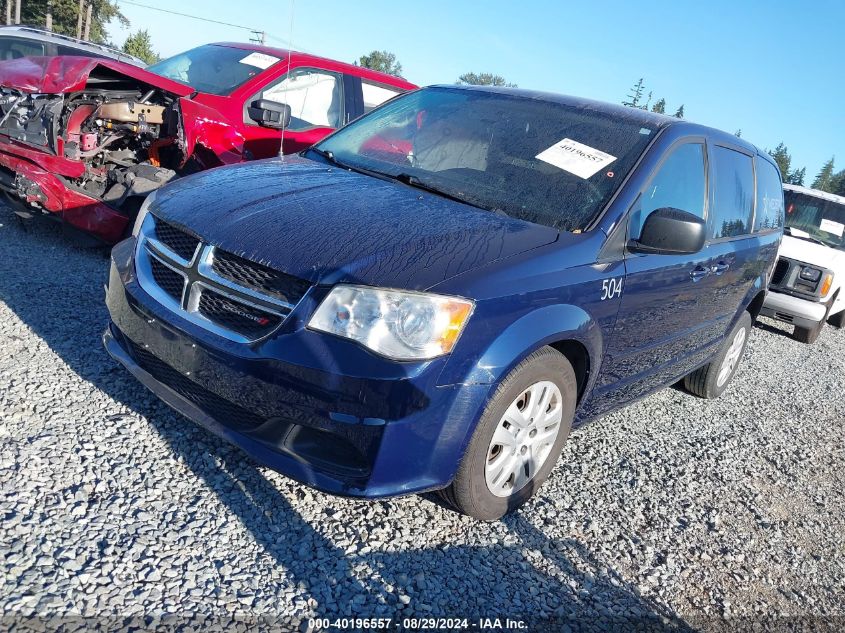 VIN 2C4RDGBG4GR106238 2016 Dodge Grand Caravan, SE no.2