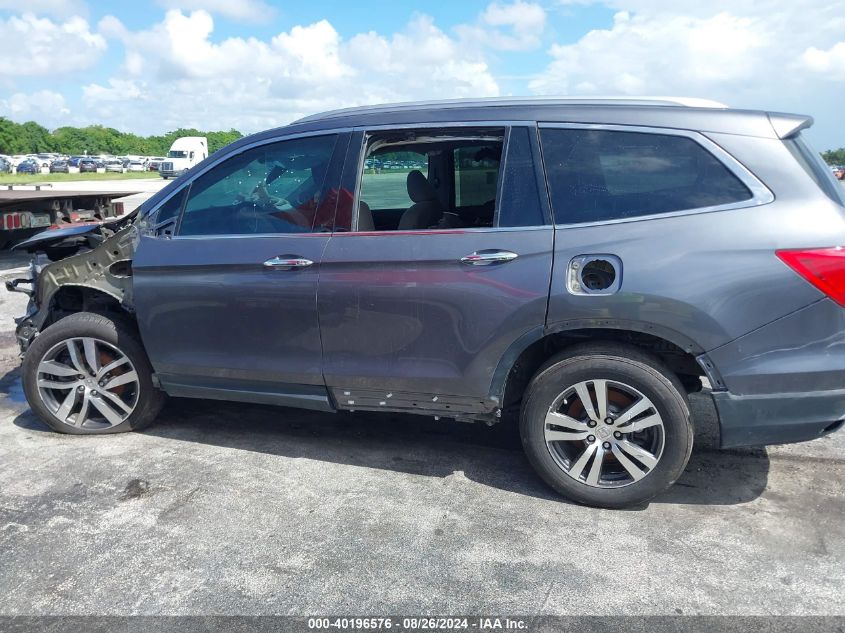 2016 Honda Pilot Touring VIN: 5FNYF5H90GB011576 Lot: 40196576