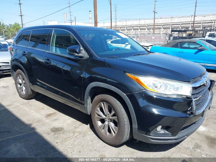 5TDZKRFH9FS065518 2015 TOYOTA HIGHLANDER - Image 1