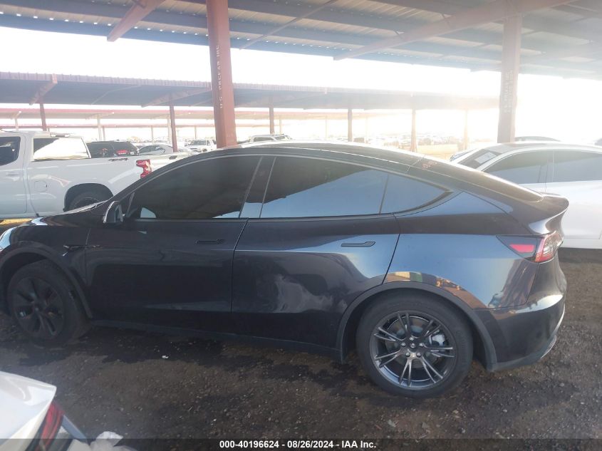 2024 Tesla Model Y Long Range Dual Motor All-Wheel Drive/Rwd VIN: 7SAYGDED7RF108473 Lot: 40196624