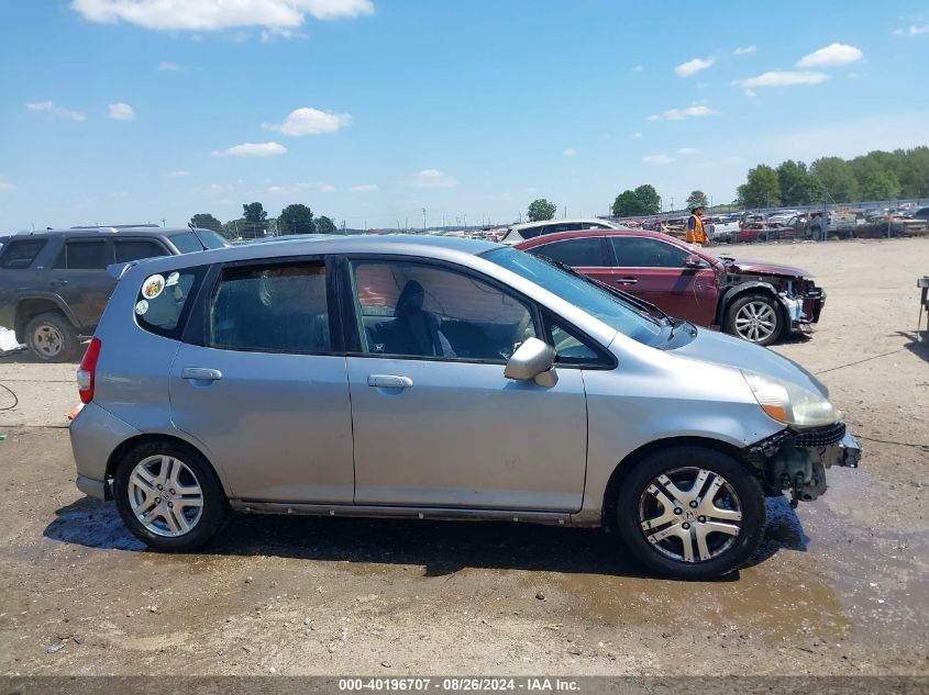 2008 Honda Fit Sport VIN: JHMGD38668S034603 Lot: 40196707