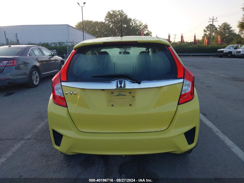 2015 Honda Fit Ex/Ex-L VIN: 3HGGK5H85FM785462 Lot: 40196716