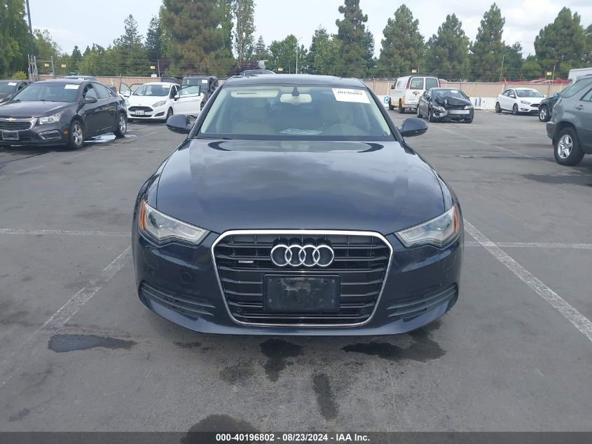 2014 Audi A6 2.0T Premium VIN: WAUGFAFC7EN078092 Lot: 40196802