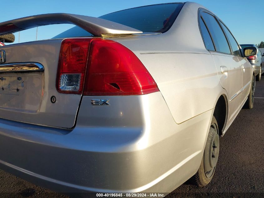 2003 Honda Civic Ex VIN: 1HGES26753L004890 Lot: 40196845