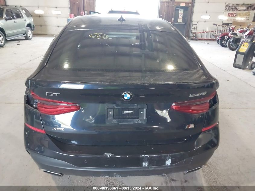 2019 BMW 640I Gran Turismo Xigt VIN: WBAJV6C52KBK09079 Lot: 40196861