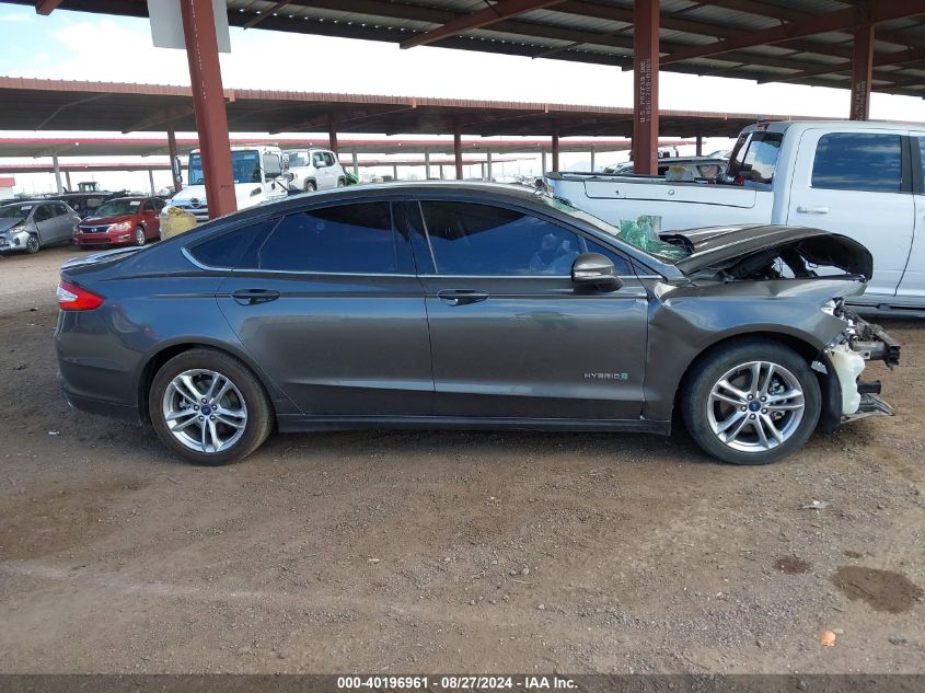 2016 Ford Fusion Hybrid Se VIN: 3FA6P0LU6GR173509 Lot: 40196961