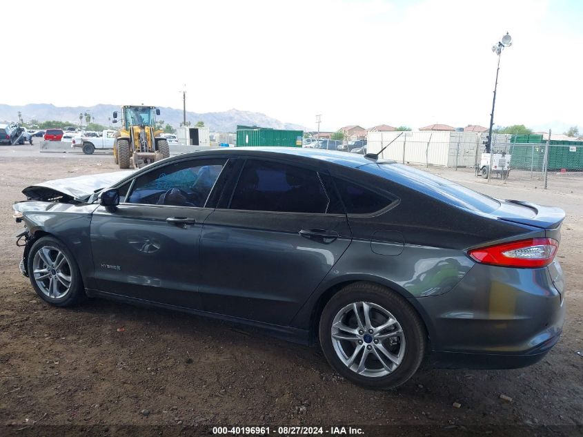 2016 Ford Fusion Hybrid Se VIN: 3FA6P0LU6GR173509 Lot: 40196961