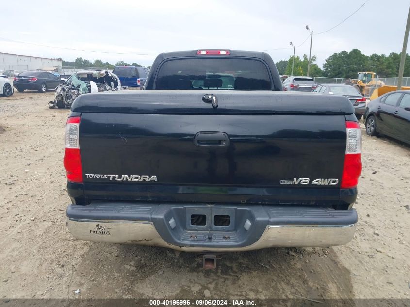 2006 Toyota Tundra Sr5 V8 VIN: 5TBDT44146S522101 Lot: 40196996